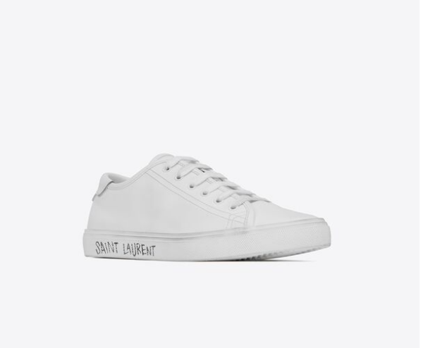 Giày Saint Lauren Malibu Sneaker White - Ảnh 4