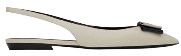 Giay Saint Laurent Anais Slingback 'Pearl' 649621AAAOF1912
