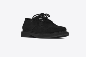 Alternative view of Giày Saint Laurent Teddy Derbies In Suede 'Black'