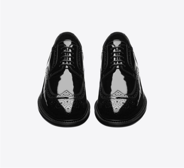 Giày Saint Laurent Army Derbies In Patent Leather 'Black' - Ảnh 3