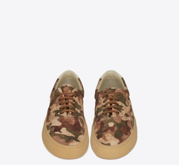 Giày Saint Laurent Venice Sneaker Militaire - Ảnh 4