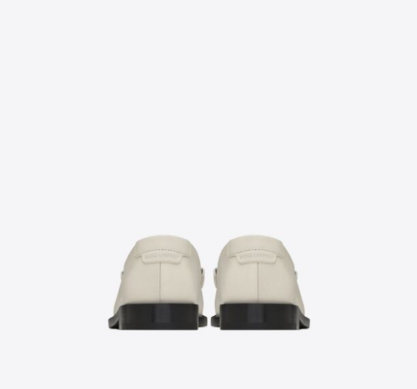Giay Saint Laurent Le Loafer 'White' 67023218RTT1906