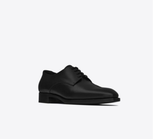 Alternative view of Giày Saint Laurent Adrien Derbies In Smooth Leather 'Black'