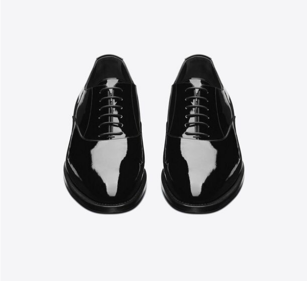 Giày Saint Laurent Adrien Oxford In Patent Leather 'Black' - Ảnh 3