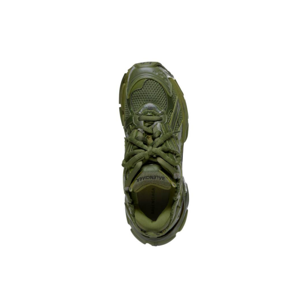 Giày Balenciaga Runner Trainers 'Drak Green' 677403W3RB13031 - Ảnh 4