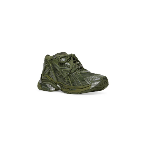 Giày Balenciaga Runner Trainers 'Drak Green' 677403W3RB13031 - Ảnh 7