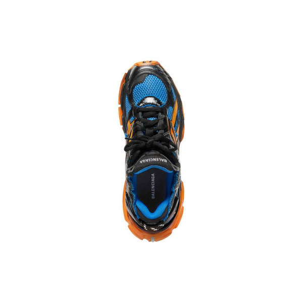 Giày Balenciaga Runner Trainers 'Blue Orange Black' 677403W3RB34719 - Ảnh 4