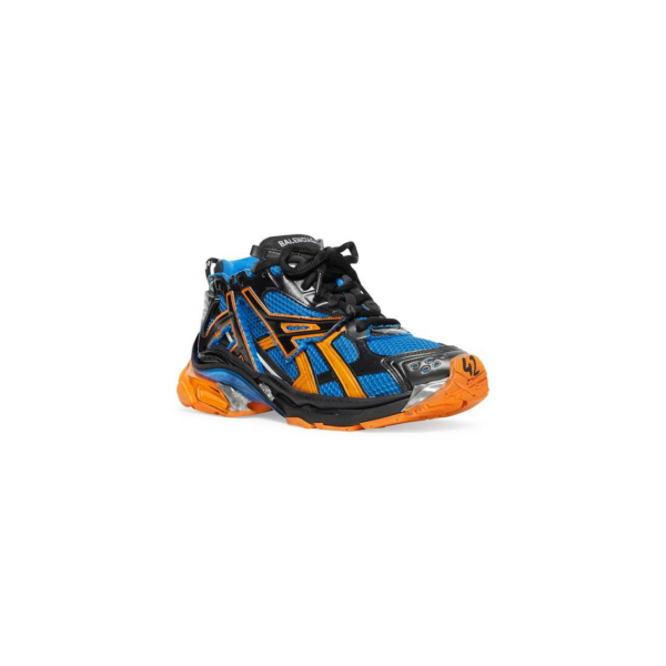 Giày Balenciaga Runner Trainers 'Blue Orange Black' 677403W3RB34719 - Ảnh 7