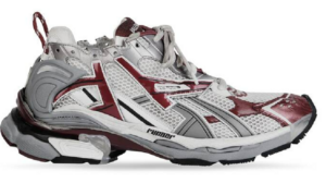 Giày Balenciaga Runner Trainers 'Dark Red Grey' 677403W3RB39069