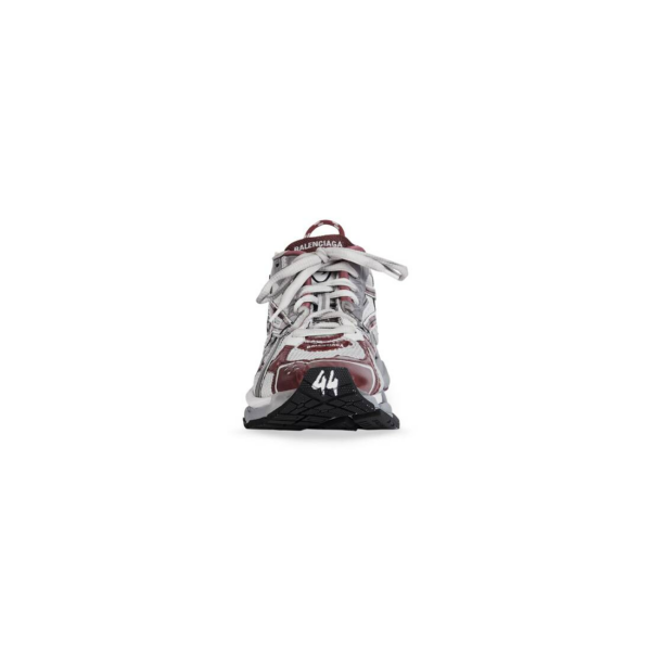 Giày Balenciaga Runner Trainers 'Dark Red Grey' 677403W3RB39069 - Ảnh 2