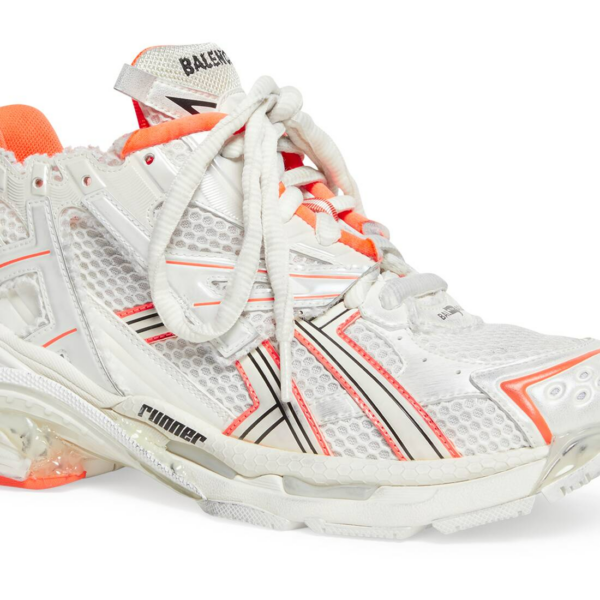 Giày Balenciaga Runner Trainers 'Orange White' 677403W3RBM9770 - Ảnh 2