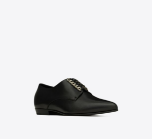 Giay Saint Laurent Carson Derbies 'Black' 686148AAAEP1000