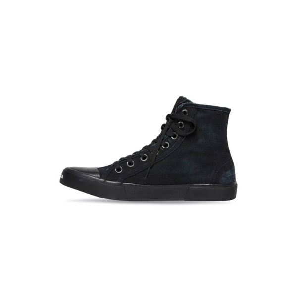 Giày Balenciaga Paris High Top Trainers 'Black' 688752W3RP11010 - Ảnh 6