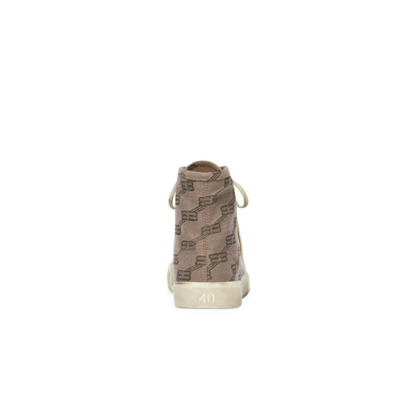 Giày Balenciaga Paris High Top Trainers BB Monogram 'Brown' 688752W3RQ12298 - Ảnh 6