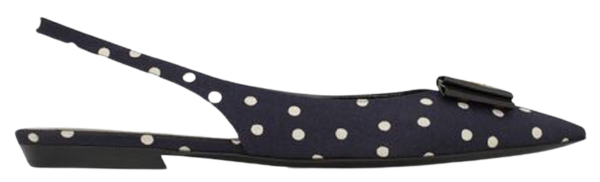 Giay Saint Laurent Anais Slingback 'Marine' 68887814T404172