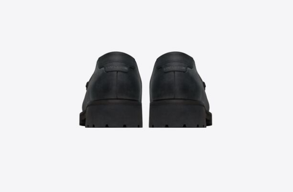 Giày Saint Laurent Le Loafer Monogram Penny Slippers 'Black' - Ảnh 3