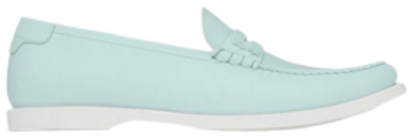 Giày Saint Laurent Le Loafer Monogram Penny Slippers 'Blue'