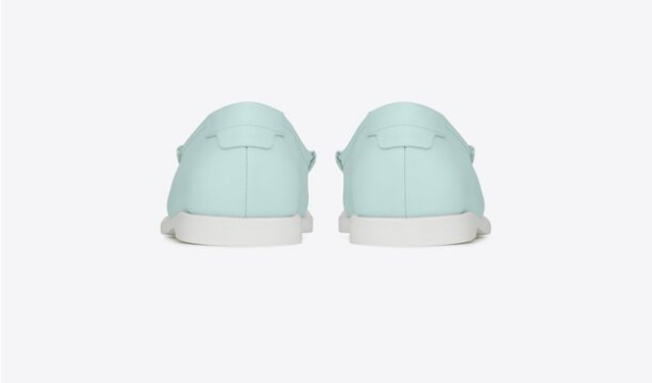 Giày Saint Laurent Le Loafer Monogram Penny Slippers 'Blue' - Ảnh 2