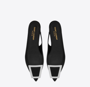 Giay Saint Laurent Maxine Slingback 'Black' 699518AAAM21000