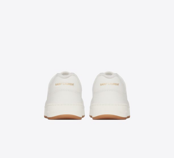 Giày Saint Laurent SL 61 Low Top In Grained Leather 'White' - Ảnh 2