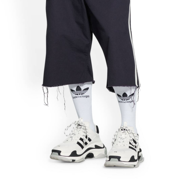 Giày Balenciaga x Adidas Triple S 'White Black' 710021-W2ZB1-9112 - Ảnh 6
