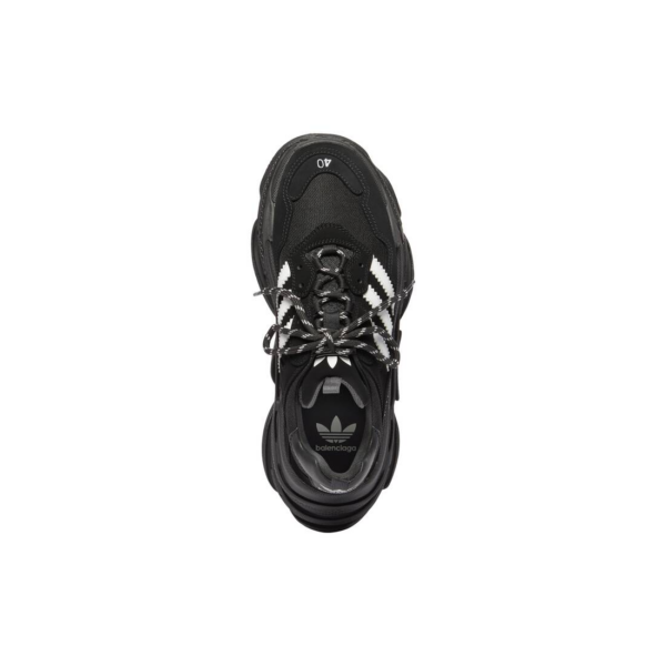 Giày Balenciaga x Adidas Triple S 'Black White' 712764-W2ZB2-1090 - Ảnh 5