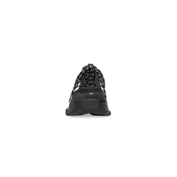 Giày Balenciaga x Adidas Triple S 'Black White' 712764-W2ZB2-1090 - Ảnh 3