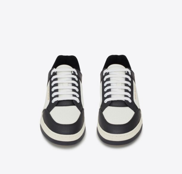 Giay Saint Laurent SL 61 Low-top 'White Dark Green' 713602AAAWR9063
