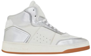 Giay Saint Laurent SL 80 Mid-top 'Silver' 713655AAAWS1047