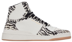 Giay Saint Laurent SL 24 Mid-top 'Zebra' 713857-AAAXE-2039