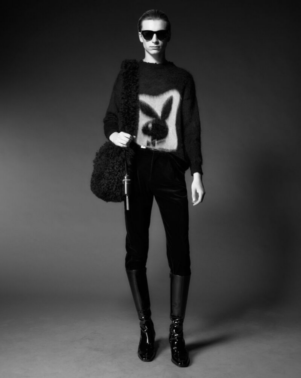 Túi Saint Laurent Shaggy 'Black' 713862GAABO1000 - Ảnh 5