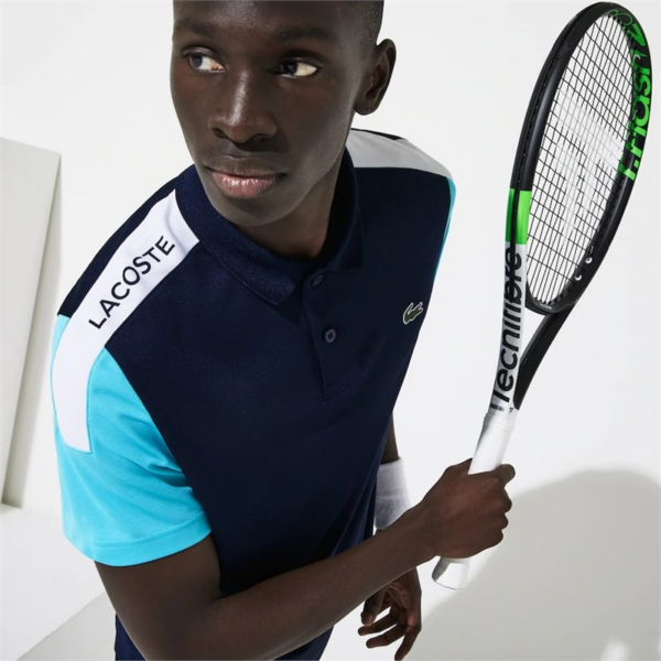 Áo Lacoste Polo SPORT Breathable Pique Turquoise DH4864-51-2YE - Ảnh 6