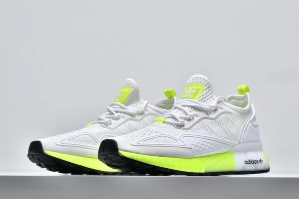 Giày Adidas ZX 2K Boost 'White Solar Yellow' FW0480 - Ảnh 7
