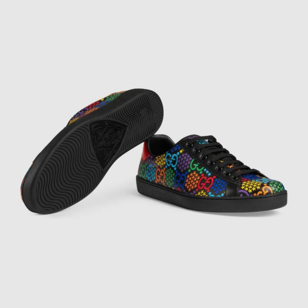 Giày Gucci Ace GG Supreme Low 'Psychedelic Black' 610085-H2020-1110 - Ảnh 5