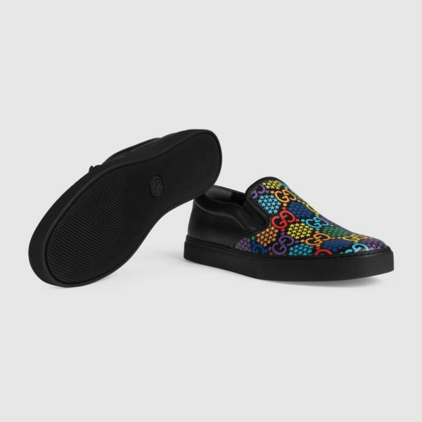 Giày Gucci GG Supreme Slip-On 'Psychedelic And Black' 610080-H2010-1101 - Ảnh 3