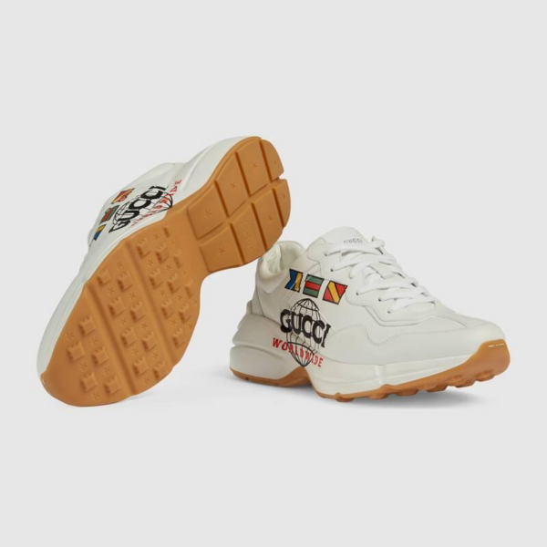 Giày Gucci Rhyton Worldwide White 599146-DRW00-9014 - Ảnh 5