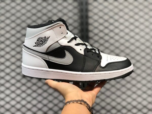 Giày Nike Air Jordan 1 Mid 'White Shadow' 554724-073 - Ảnh 7