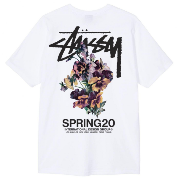 Áo Stussy "Spring 20" Tee White - Ảnh 2