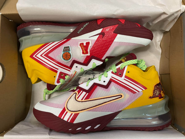 Giày Nike Mimi Plange x LeBron 18 Low EP 'Higher Learning' CV7564-102 - Ảnh 5