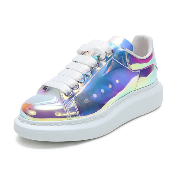 Giày Alexander McQueen Wmns Oversized Sneaker 'Iridescent' 558944-W4LF2-8446 - Ảnh 2