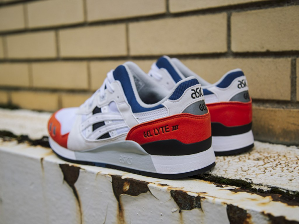 Giày Asics Gel Lyte 3 'White Orange Blue'  H819Y-0101 - Ảnh 3