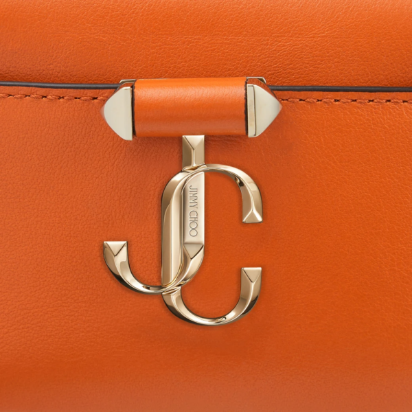 Túi Jimmy Choo Micro Hale 'Orange' MICROHALEHUT090791 - Ảnh 4
