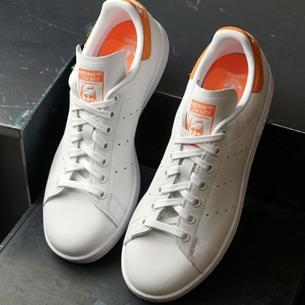 Giày Adidas Stan Smith 'White Semi Coral' EE5793 - Ảnh 2