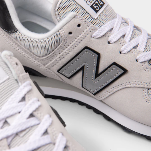 Giày New Balance 574 Classic 'History Class Pack Grey Black' ML574BH2 - Ảnh 4