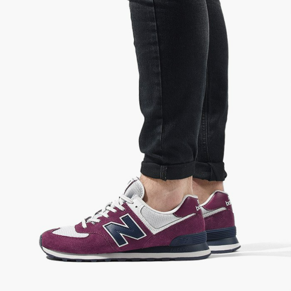 Giày New Balance Marathon Running Burgundy ML574ESW - Ảnh 2
