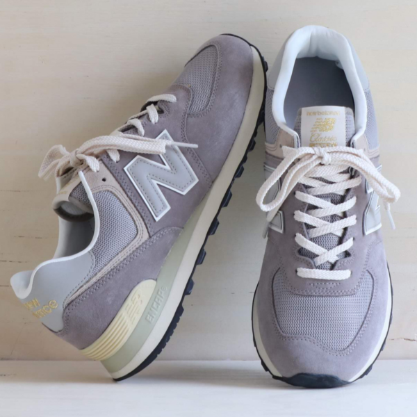 Giày New Balance 574 Steel Grey ML574GYG - Ảnh 4