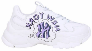 Giày MLB Big Ball Chunky New York Yankees 'White' 32SHCL111-50S