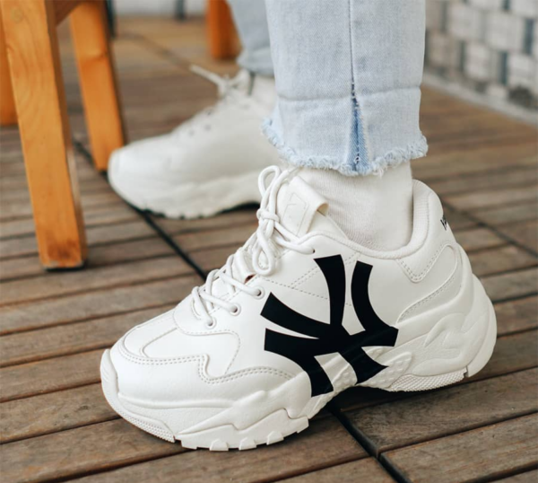Giày MLB Bigball Chunky A Newyork Yankee 'White' 32SHC1011-50B - Ảnh 5