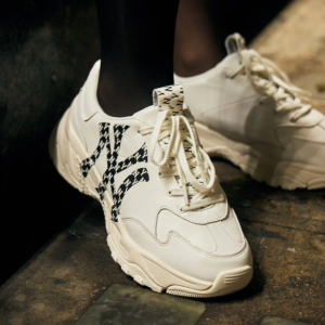 Giay MLB BigBall Chunky Mono NY 'White' 3ASHCM01N-50WHS