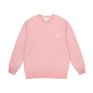 Áo MLB Sweater NY Back Big Logo Pink 31MTR1941-50P